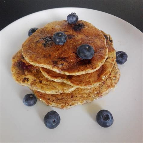 How many calories are in blueberry flax pancakes - calories, carbs, nutrition