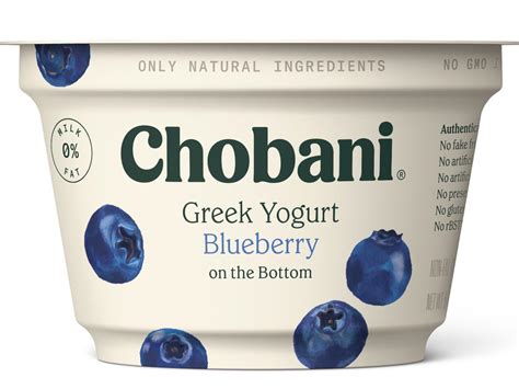 How many calories are in blueberry yogurt - calories, carbs, nutrition