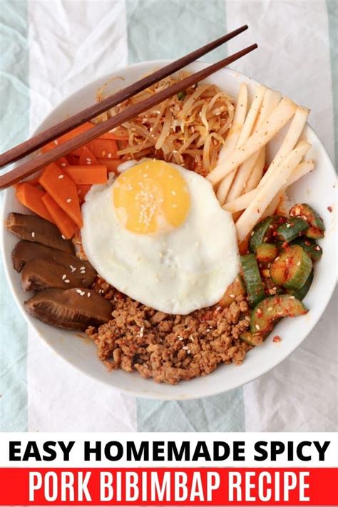 How many calories are in bowl bibimbap spicy pork - calories, carbs, nutrition