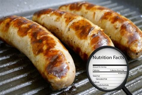 How many calories are in bratwurst sandwich - calories, carbs, nutrition