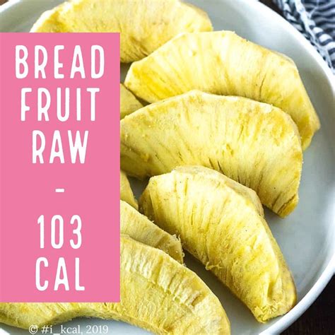 How many calories are in breadfruit, raw - calories, carbs, nutrition