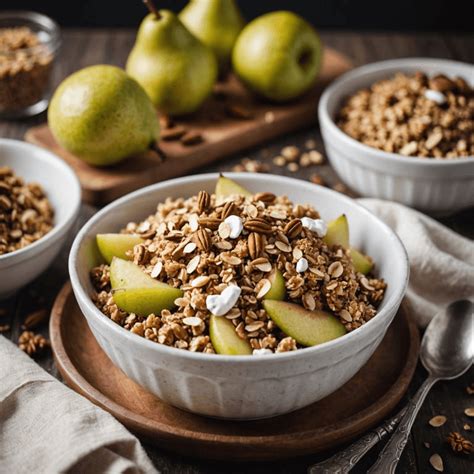 How many calories are in breakfast crumble with cinnamon yoghurt - calories, carbs, nutrition