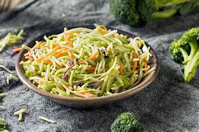 How many calories are in broccoli slaw - calories, carbs, nutrition