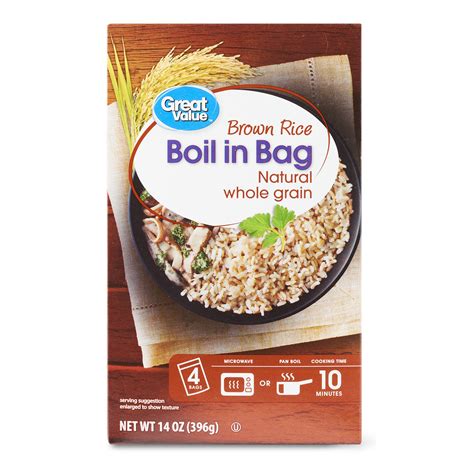 How many calories are in brown rice (boil bag) - calories, carbs, nutrition