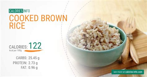 How many calories are in brown rice steamed - calories, carbs, nutrition