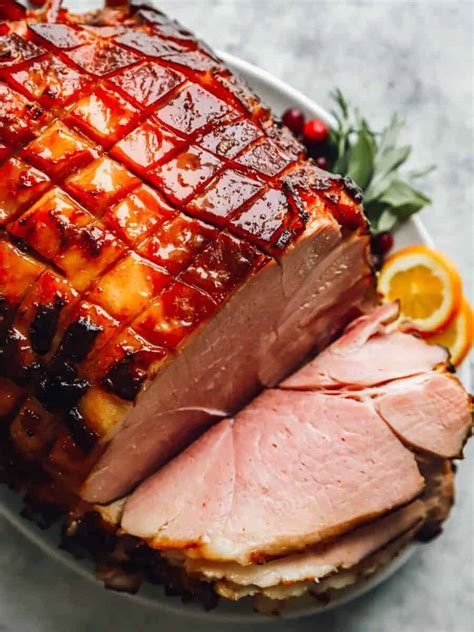 How many calories are in brown sugar glazed ham - calories, carbs, nutrition