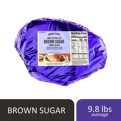 How many calories are in brown sugar ham - calories, carbs, nutrition