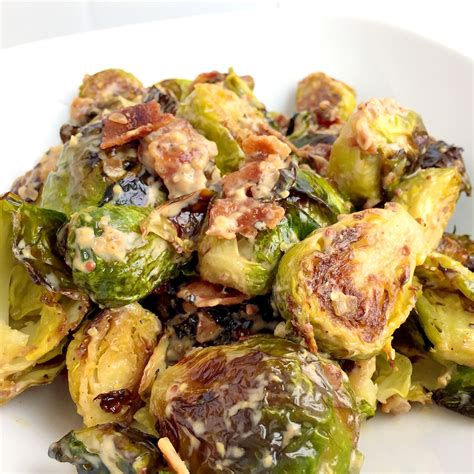 How many calories are in brussels sprouts mustard cream sauce - calories, carbs, nutrition