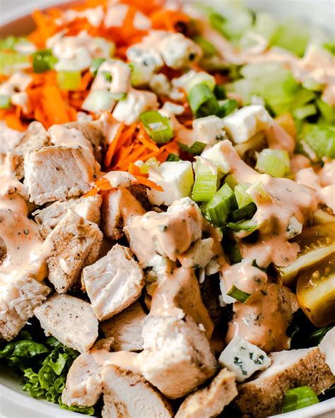 How many calories are in buffalo chicken salad (34469.1) - calories, carbs, nutrition