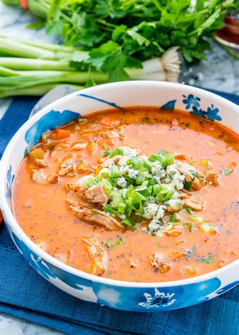 How many calories are in buffalo chicken soup - calories, carbs, nutrition