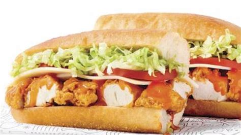 How many calories are in buffalo ranch chicken tender white sub - calories, carbs, nutrition