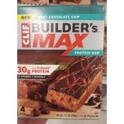 How many calories are in builder's bar - chocolate chip - calories, carbs, nutrition