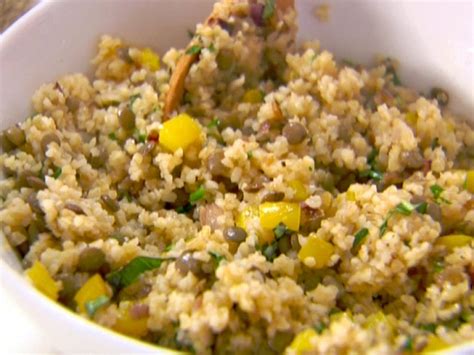 How many calories are in bulgur and lentil pilaf - calories, carbs, nutrition