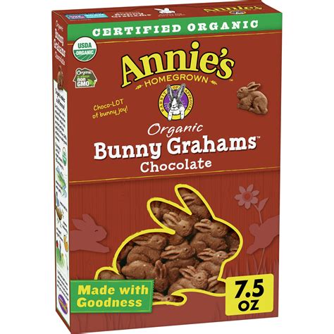 How many calories are in bunny grahams chocolate - calories, carbs, nutrition