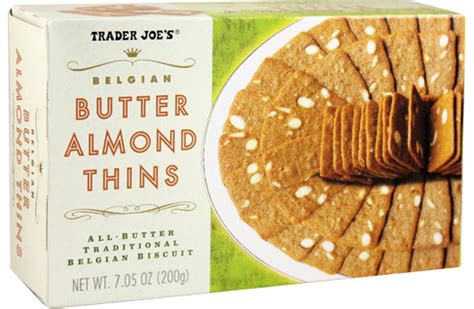 How many calories are in butter almond thins - calories, carbs, nutrition