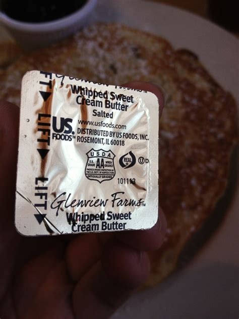 How many calories are in butter packet - calories, carbs, nutrition