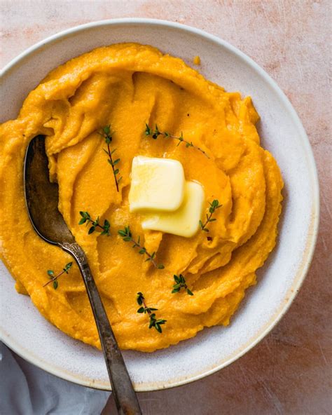 How many calories are in butternut squash puree with orange and ginger - calories, carbs, nutrition