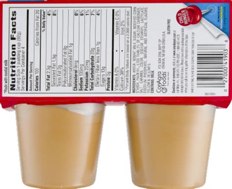 How many calories are in butterscotch pudding mix - calories, carbs, nutrition