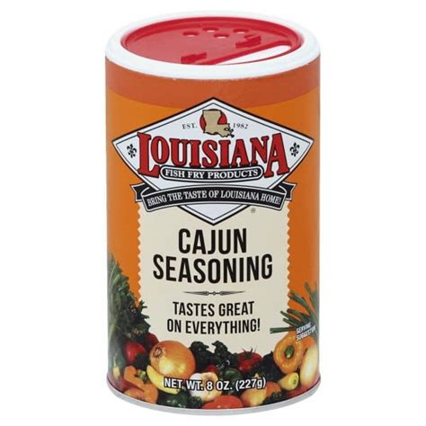 How many calories are in cajun spice blend for fish - calories, carbs, nutrition