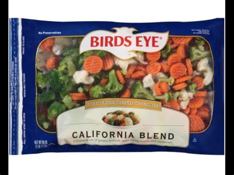 How many calories are in california blend - calories, carbs, nutrition