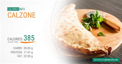 How many calories are in calzone - calories, carbs, nutrition