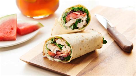 How many calories are in cambodian chicken wrap on wheat lavash - calories, carbs, nutrition