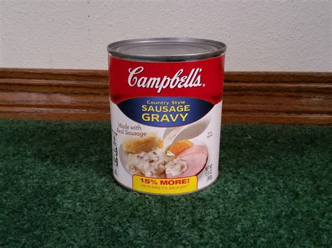 How many calories are in campbell's country style cream gravy - calories, carbs, nutrition