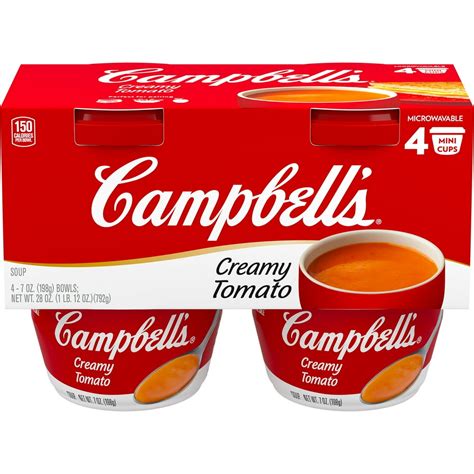 How many calories are in campbell's cream of tomato soup - calories, carbs, nutrition