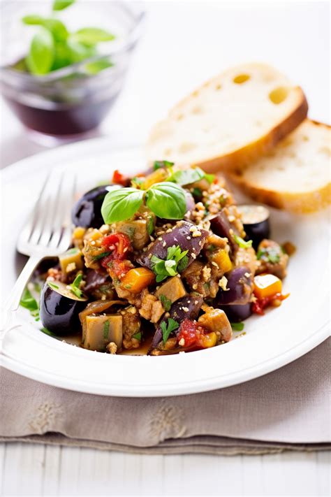 How many calories are in caponata eggplant sicilian pine nut 4 oz - calories, carbs, nutrition