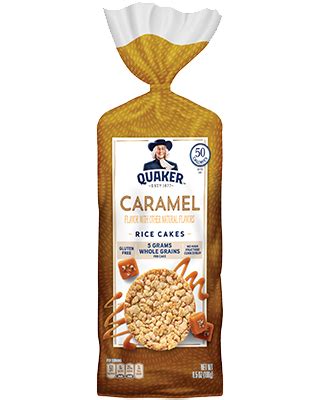 How many calories are in caramel corn organic rice cakes - calories, carbs, nutrition