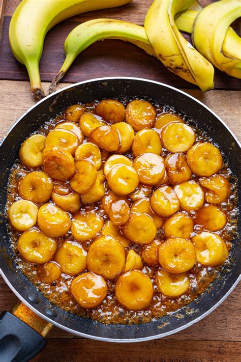 How many calories are in caramelized bananas - calories, carbs, nutrition