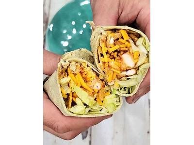 How many calories are in carmel chicken wrap (16388.0) - calories, carbs, nutrition