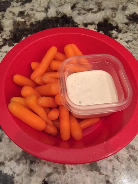 How many calories are in carrots and ranch - calories, carbs, nutrition