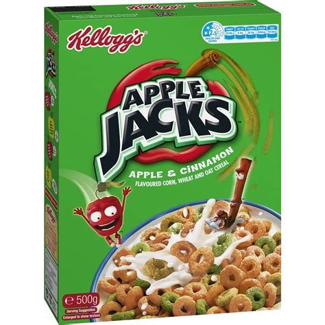 How many calories are in cereal, apple jack, kelloggs - calories, carbs, nutrition