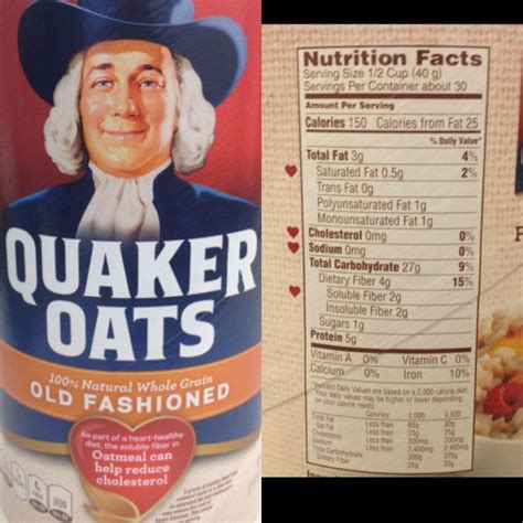 How many calories are in cereal oatmeal old fashioned baked apple walnut hp slc=2x3 - calories, carbs, nutrition