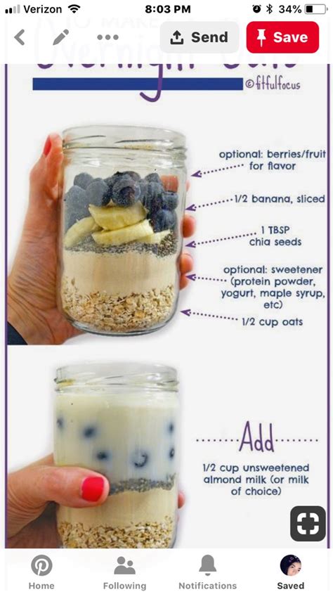 How many calories are in cereal overnight oats vanilla 1/2 cup - calories, carbs, nutrition