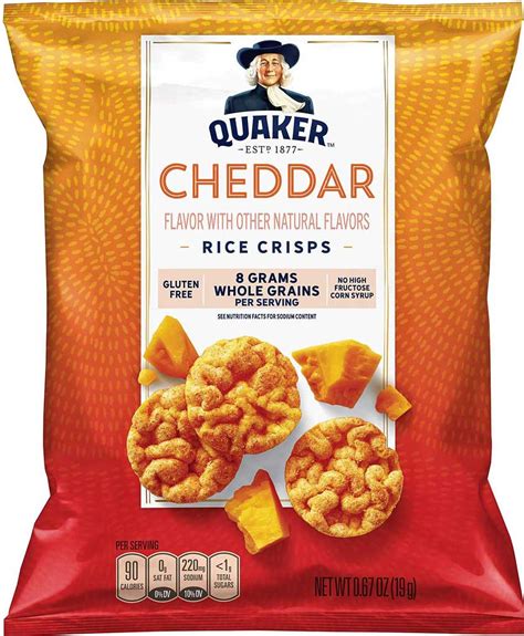 How many calories are in cheddar rice snacks - calories, carbs, nutrition