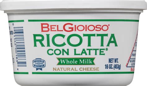 How many calories are in cheese, ricotta, whole milk - calories, carbs, nutrition