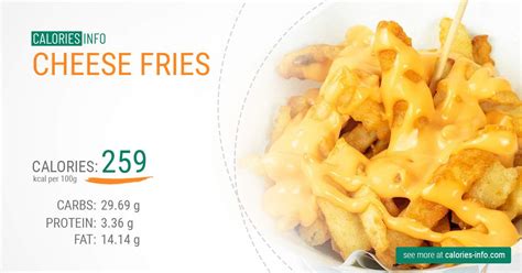 How many calories are in cheese fries plate - calories, carbs, nutrition