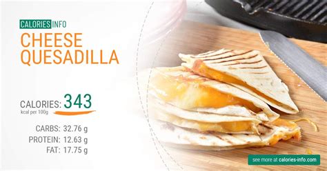 How many calories are in cheese quesadilla snacker - calories, carbs, nutrition