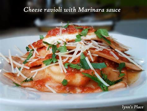 How many calories are in cheese ravioli with marinara sauce - calories, carbs, nutrition