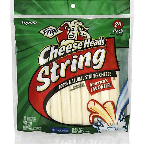 How many calories are in cheeseheads 100% natural string cheese - calories, carbs, nutrition