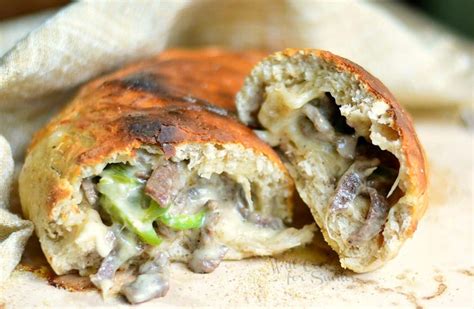 How many calories are in cheesesteak calzone - calories, carbs, nutrition