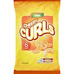 How many calories are in cheesy curls - calories, carbs, nutrition