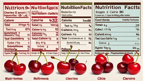 How many calories are in cherries in the snow - calories, carbs, nutrition