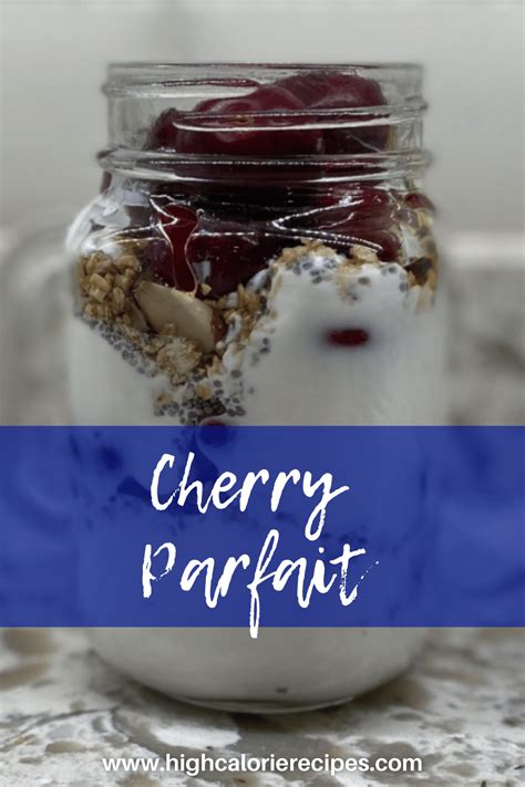 How many calories are in cherry-lemon parfait - calories, carbs, nutrition