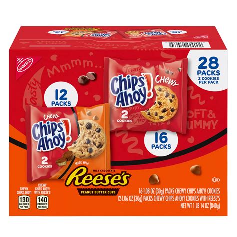 How many calories are in chewy chocolate chip packs 2 go! - calories, carbs, nutrition