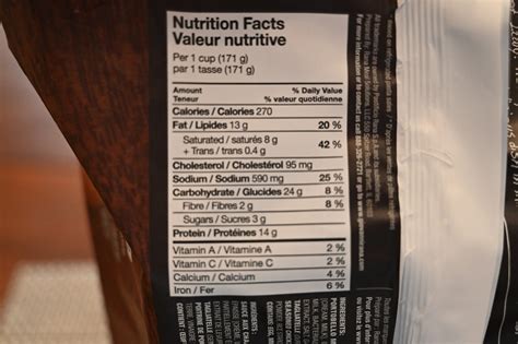 How many calories are in chicken and mushroom sauce filling - calories, carbs, nutrition