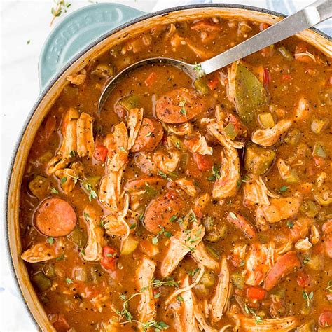 How many calories are in chicken and sausage gumbo - calories, carbs, nutrition