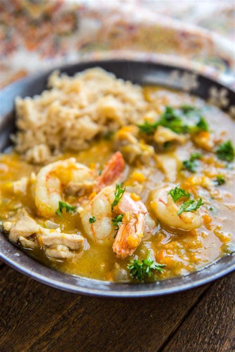 How many calories are in chicken and shrimp gumbo - calories, carbs, nutrition